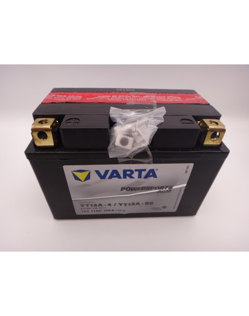 Varta YT12A-BS baterie moto, YT12A-4 scuter, atv 12V 11Ah AGM 160A cod 511901014